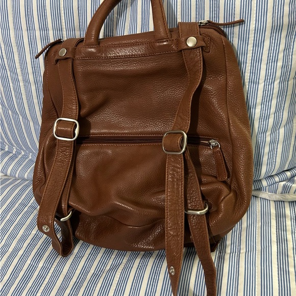 Osgoode Marley Leather Backpack ~ Brown ~ GUC - Picture 2 of 6